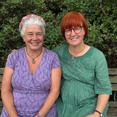 Katrin und Begleitung